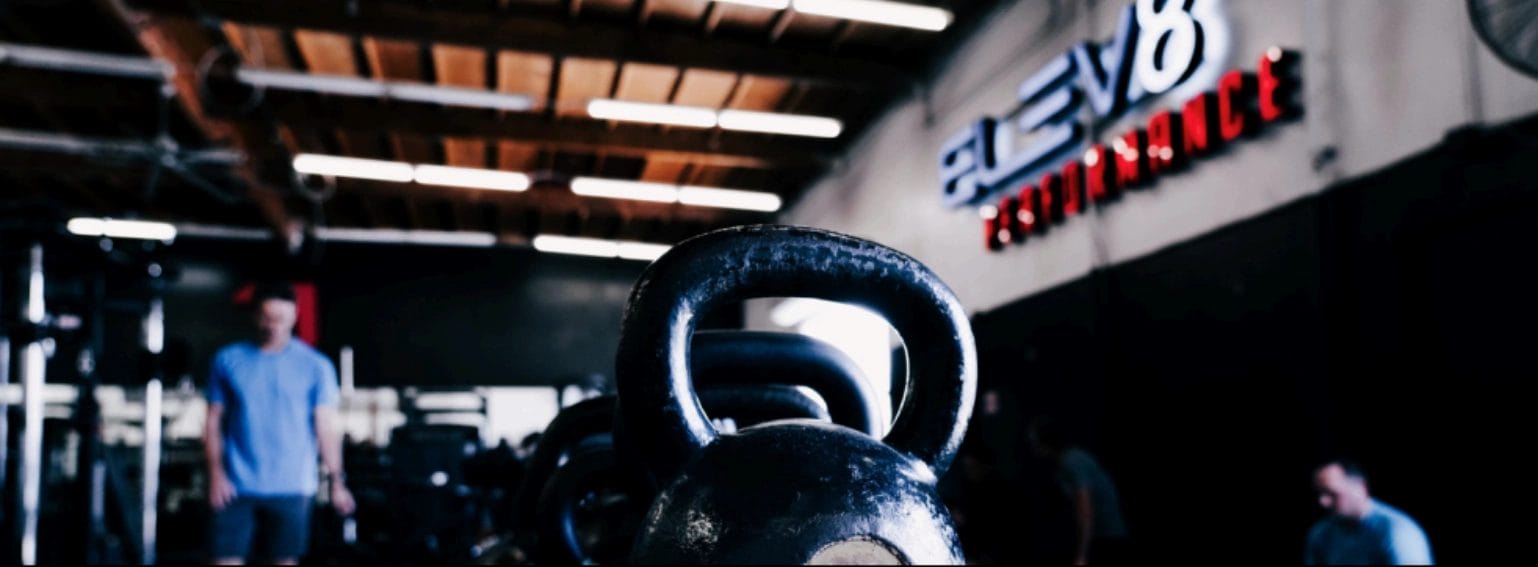Kettlebell at Elev8 Performance